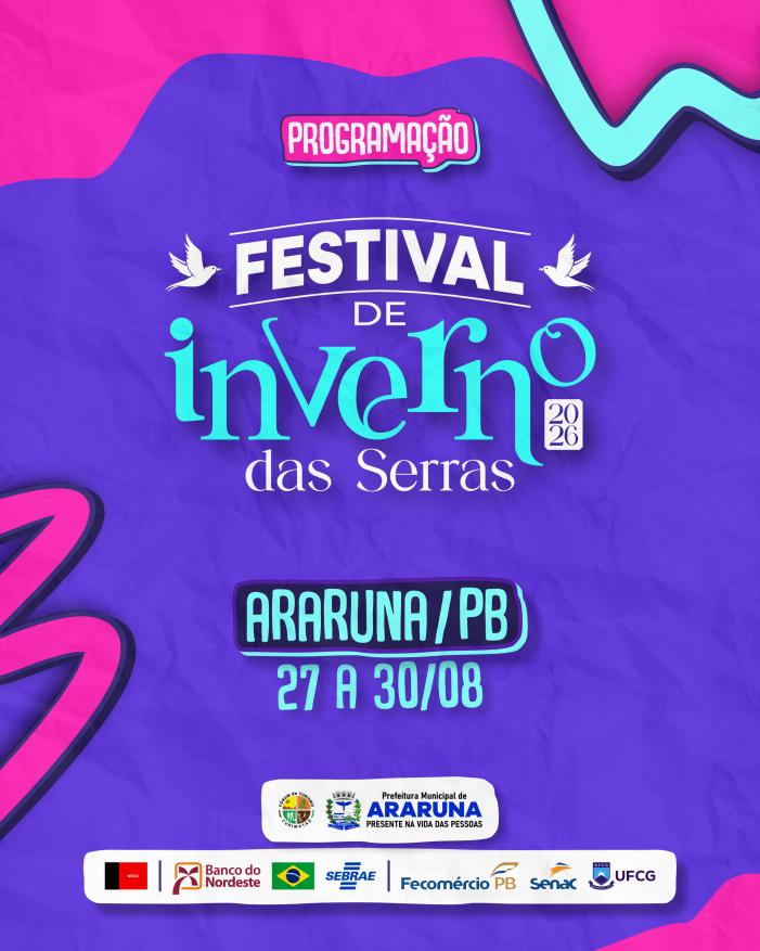 Arte oficial do Festival de Inverno das Serras